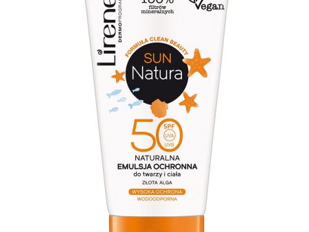 Sun Natura naturalna emulsja ochronna SPF50 120ml Hot on Sale