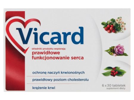 Suplement diety wspierający prawidłowe funkcjonowanie serca 180 tabletek Discount