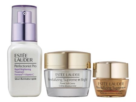 Ignite Your Radiance Skincare zestaw Perfectionist Pro Rapid Brightening Treatment 30ml + Revitalizing Supreme+ Bright Power Soft Creme 15ml + Revitalizing Supreme+ Youth Power Eye Balm 5ml on Sale