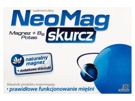 Skurcz suplement diety wspomagający prawidłowe funkcjonowanie mięśni 30 tabletek Supply