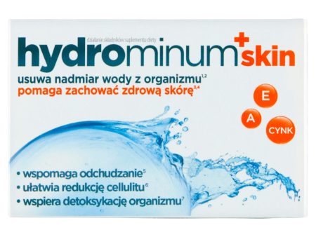 Skin suplement diety usuwający nadmiar wody z organizmu oraz pomagający zachować zdrową skórę 30 tabletek on Sale