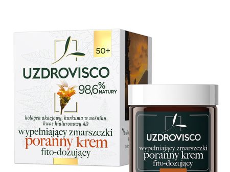 Kurkuma wypełniający zmarszczki poranny krem fito-dozujący 50ml Online now