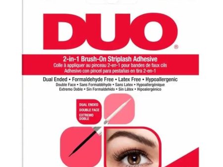 Duo 2-in-1 Brush-On Striplash Adhesive klej do rzęs Dark and Clear 5g For Cheap