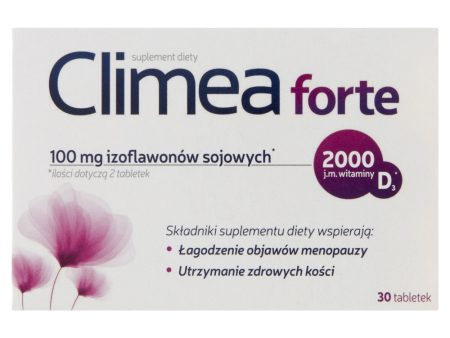 Forte suplement diety łagodzący objawy menopauzy 30 tabletek Fashion