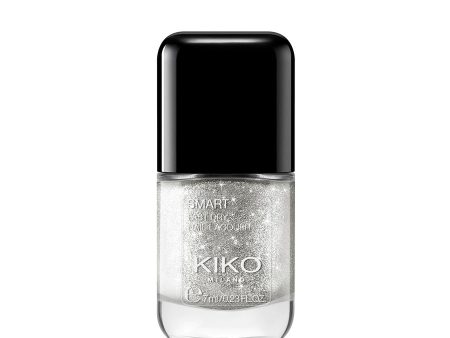 Smart Nail Lacquer Biodegradable Glitter Edition szybkoschnący lakier do paznokci z biodegradowalnym brokatem 311 Holo Silver 7ml Online Sale