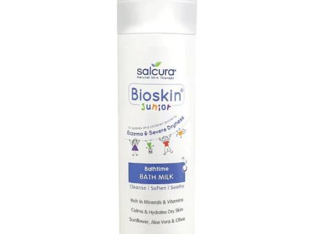 Bioskin Junior Bath Milk płyn do kąpieli dla dzieci 200ml Online Hot Sale