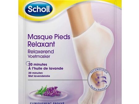 Relaxing Foot Mask maska do stóp z lawendą 1 para For Discount