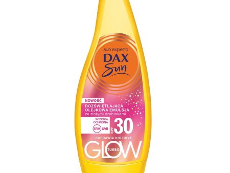 Rozświetlająca olejkowa emulsja ze złotymi drobinkami SPF30 175ml Hot on Sale