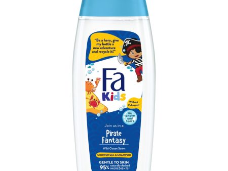 Kids Pirate Fantasy żel pod prysznic i szampon o zapachu dzikiego oceanu 400ml Cheap