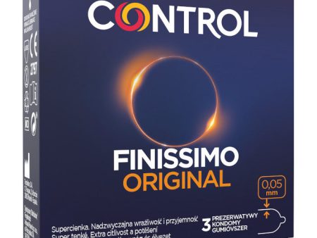 Finissimo Original bardzo cienkie prezerwatywy z naturalnego lateksu 3szt. Discount