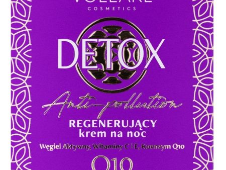 Detox regenerujący krem do twarzy na noc 50ml on Sale