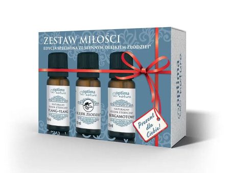 Zestaw Miłości zestaw olejek eteryczny Ylang Ylang 10ml + olejek eteryczny Olejek Złodziei 10ml + olejek eteryczny Bergamotowy 10ml Sale