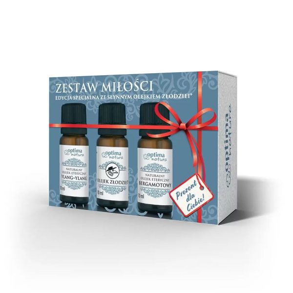 Zestaw Miłości zestaw olejek eteryczny Ylang Ylang 10ml + olejek eteryczny Olejek Złodziei 10ml + olejek eteryczny Bergamotowy 10ml Sale