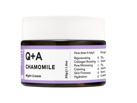 Chamomile Calming Night Cream łagodzący krem do twarzy na noc z rumiankiem 50g For Discount