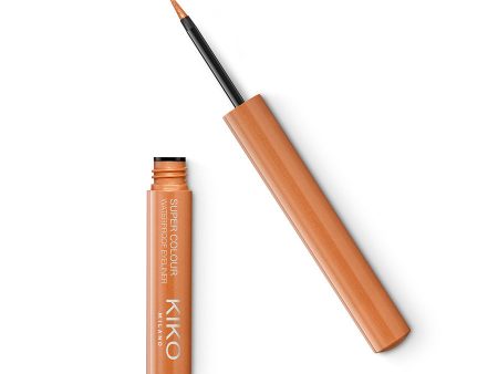 Super Colour Waterproof Eyeliner ultragładki wodoodporny kolorowy eyeliner w płynie 03 Light Copper 1.7ml Fashion