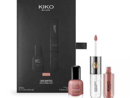 Unlimited Lips & Nails Set zestaw lakier do paznokci 11ml + dwuetapowa płynna pomadka do ust 6ml on Sale