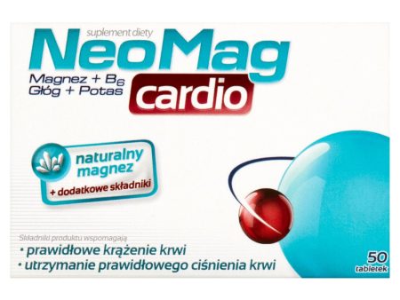 Cardio suplement diety wspomagający prawidłowe krążenie krwi 50 tabletek Discount