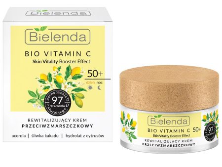 Bio Vitamin C rewitalizujący krem przeciwzmarszczkowy 50+ dzień noc 50ml on Sale