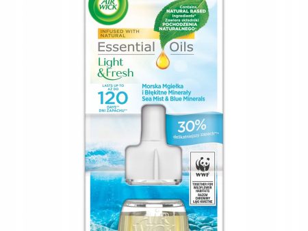 Essential Oils wkład do elektrycznego odświeżacza Morska Mgiełka i Błękitne Minerały 19ml For Sale