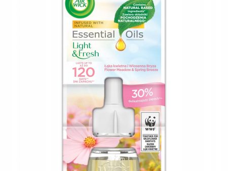 Essential Oils wkład do elektrycznego odświeżacza Łąka Kwietna i Wiosenna Bryza 19ml For Discount