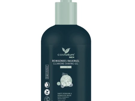 Men naturalny oczyszczający żel do golenia z wyciągiem z szyszek chmielu 200ml For Discount