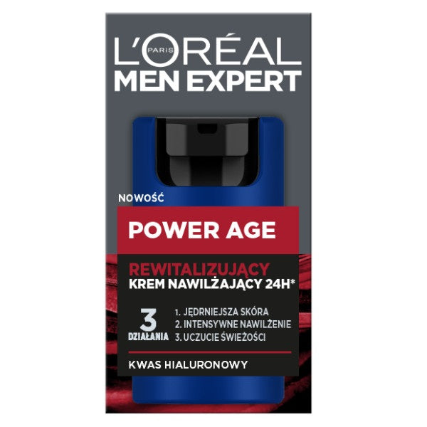 Men Expert Power Age rewitalizujący krem nawilżający 24h 50ml Discount