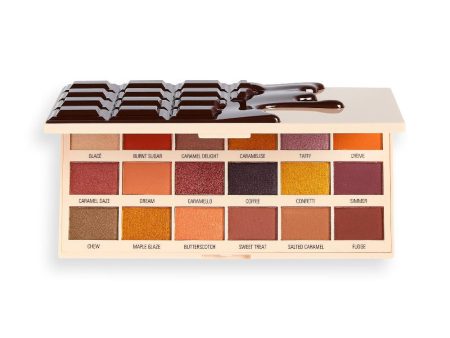 I Heart Revolution Chocolate Eyeshadow Palette paleta cieni do powiek Caramel Nudes 18g Hot on Sale