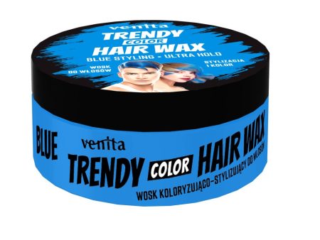 Trendy Color Hair Wax koloryzujący wosk do stylizacji włosów Blue 75g Sale