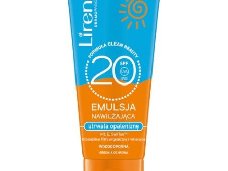 Sun emulsja nawilżająca utrwalająca opaleniznę SPF20 90ml For Cheap