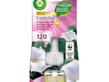 Essential Oils wkład do elektrycznego odświeżacza Księżycowa Lilia Otulona Satyną 19ml Hot on Sale