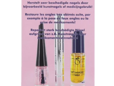 Nail Essentials zestaw odżywka do paznokci 7ml + utwardzacz 4ml + kuracja do skórek 1.3ml For Discount