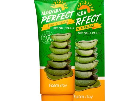 Aloevera Perfect Sun Cream krem przeciwsłoneczny z aloesem SPF 50+ 70g Cheap