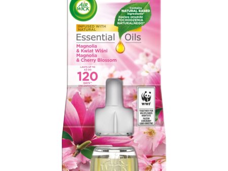 Essential Oils wkład do elektrycznego odświeżacza Magnolia i Kwiat Wiśni 19ml For Sale