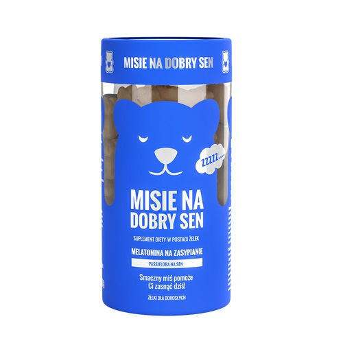 Misie na dobry sen suplement diety w postaci żelek 300g Fashion