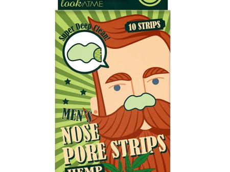 Men’s Nose Pore Strips oczyszczające plastry na nos dla mężczyzn Hemp Seed 10szt. Online Sale