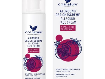 Allround Face Cream naturalny kompleksowy krem do twarzy z owocem granatu 50ml For Cheap