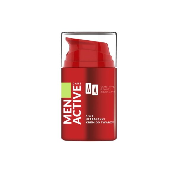 Men Active Care 3w1 ultralekki krem do twarzy 50ml For Sale