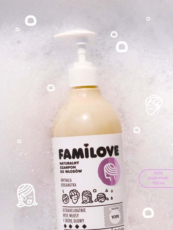 Familove szampon do wszystkich rodzajów włosów Kwitnąca Bergamotka 750ml For Discount