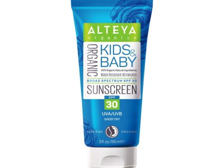 Kids & Baby Organic Sunscreen krem do opalania dla dzieci i niemowląt SPF30 90ml For Discount