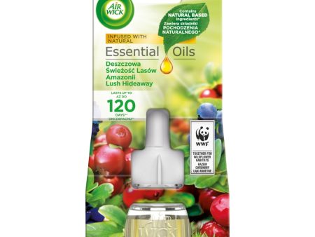 Essential Oils wkład do elektrycznego odświeżacza Deszczowa Świeżość Lasów Amazonii 19ml For Sale